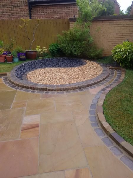 Sandstone Patio Installation in Farmington